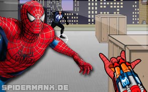 Schwarzer Spiderman